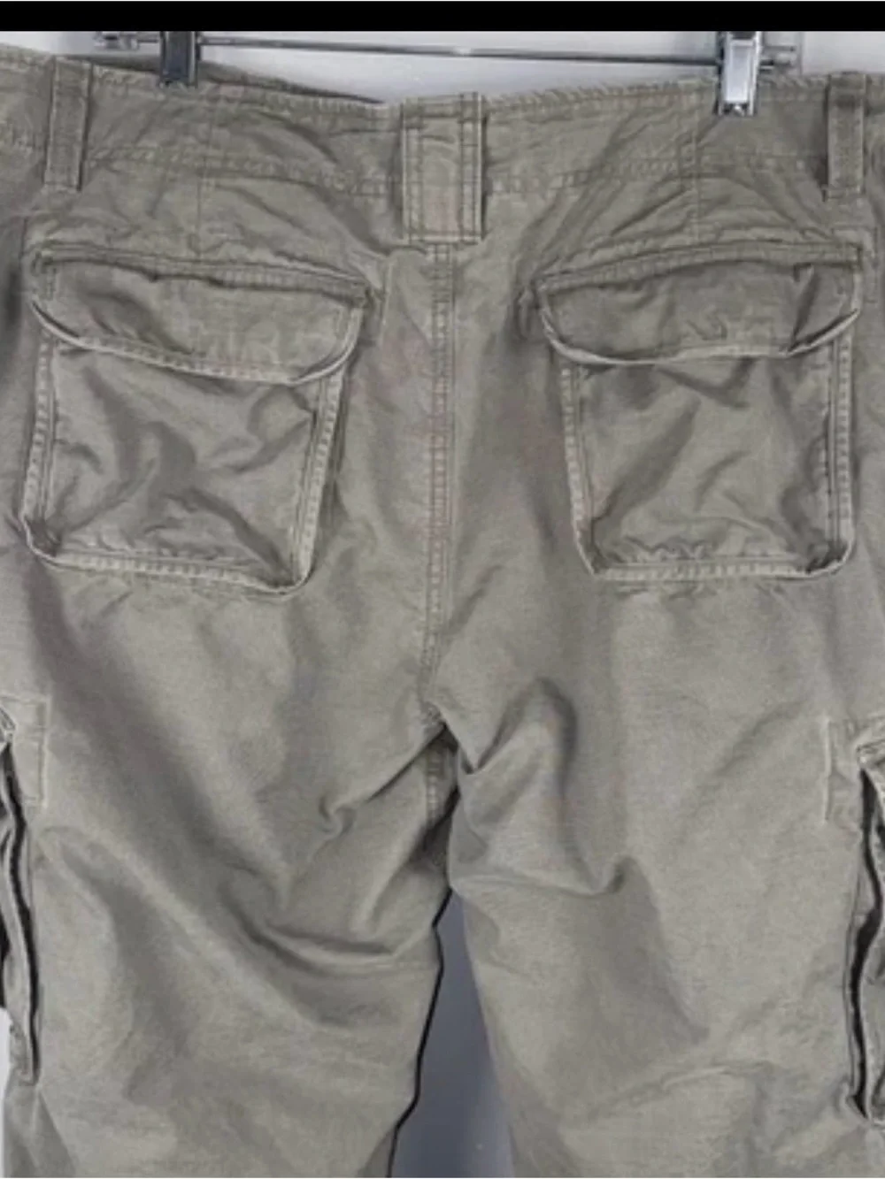 L.L Bean Lined Pants 38x34 (*actual 38x33) Gray Ripstop Utility Tactical Cargo